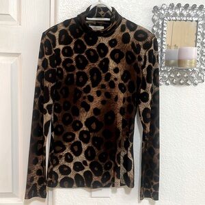 Diana Bell Turtle Neck Top SZ L